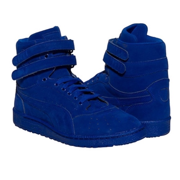 puma sky ii hi blue